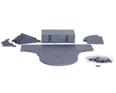 Lemax Mini Scene Decoration Lemax Plaza System Decoration Grey 32pc